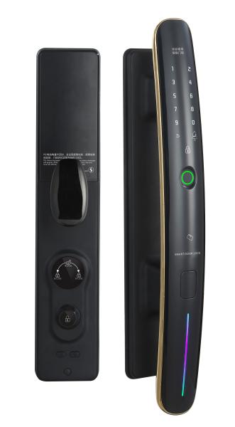 Buy cheap Luxury High Quality Digital Door Viewer Camera Biometric Fingerprint Smart Door Lock Smartphone Tuya Wifi App For Homes from wholesalers