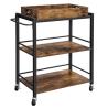 Buy cheap Kitchen Bar Cart for Sale, Industrial Trolley Cart, Rolling Cart with Removable Tray, Kitchen Furniture, LRC72X from wholesalers