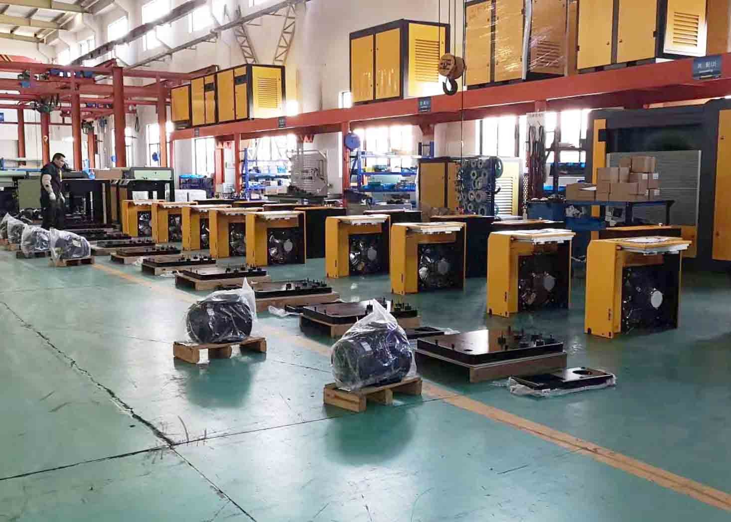 High Efficient 10 Hp Screw Compressor Machine Belt Drive 0.79- 1.15 M³/Min