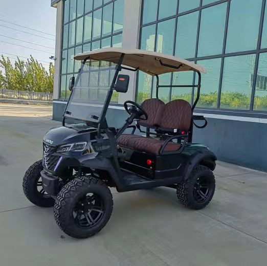 Lead-acid Cell 4000W AC Motor Comfortable Street Legal 2 Seater Electric Golf Cart