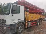 12000*2550*4000 mm Red Used Mobile Heavy Equipment Benz Chassis 49 Meter