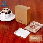 3 Side Seal Matte Mylar Drip Tear Notch Coffee Filter Bags