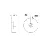 Buy cheap Rubber feet for Professional Speaker,Cylindrical, Black from wholesalers