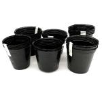 cheap price black plastic soft flower nursery pots
