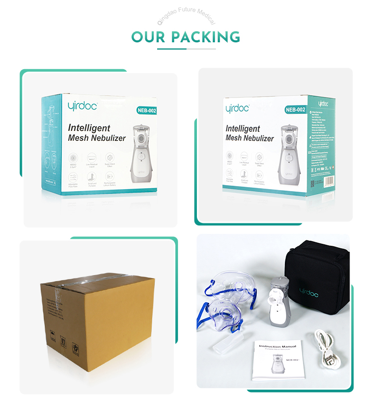 First Class Medical Mesh Nebulizer Inhalador Small Portable Nebulizer