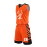 Buy cheap Cool Orange Color Basketball Sports Clothes For Men Sleeveless All Seasons from wholesalers