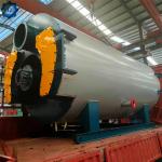 2ton 1.4MW Fully Automatic Oil Or Gas Fired Horizontal Hot Water Boiler Heating