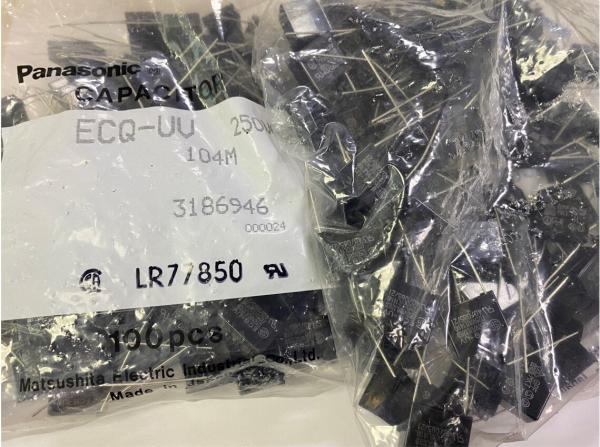Buy cheap 250VAC ECQU2A224KL Plastic Film Capacitor 0.22UF 20% ECQ-U2A224V ECQUV from wholesalers