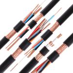 Shielded Push Pull PVC Insulation Round Wire Copper Conductor Control Cable
