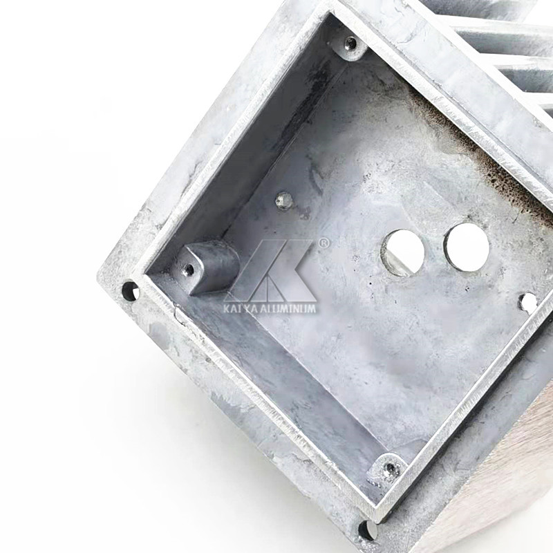 0.8mm Led Light Die Casting Parts PVDF Coating Aluminum Die Casting Housing
