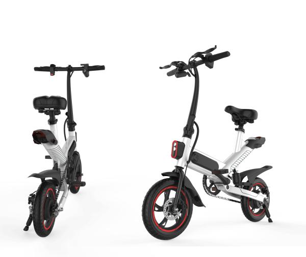 Buy cheap 12 Inch Travel Electric Pedal Bike Lithium Battery Powered 100 * 45 * 73CM from wholesalers