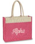Jute big bag,jute tote with front pocket,tote box,laminated jute bag,Excellent