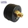 Buy cheap Axial 60mm Manometer Brass Connector Pressure Gauge Black Steel Material from wholesalers