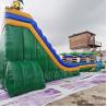 Buy cheap Greenish Blue Inflatable Slide Castle Live Like Royalty For A Day from wholesalers
