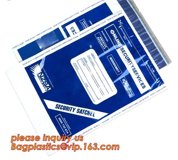 Steb Plastic Money Pe Bank Deposit Coin Security Pouch Bags With Seal For Cash Banking, Safety Cash Deposit Package Plas
