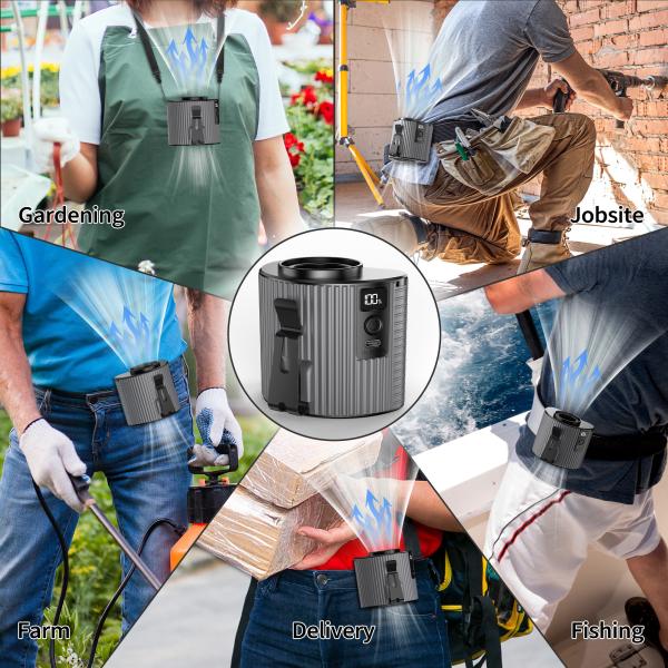 Buy cheap Socool Fan 4000mAh Hanging Neck Fan Portable USB Emergency Power Supply Fan multifunction Freestanding fan from wholesalers