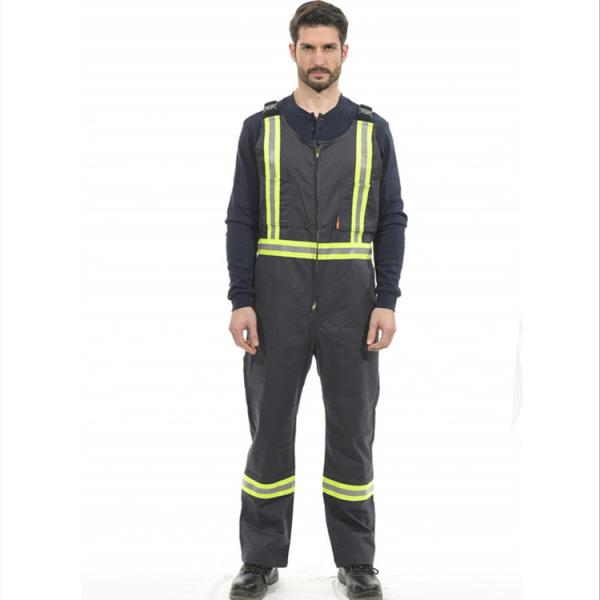 Buy cheap Arc Flash Flame Resistant Workwear 100% Cotton Industrial Fire Retardant Bib Overalls from wholesalers