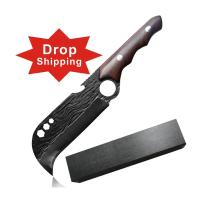 Buy cheap 58HRC Wooden Handle Machete LFGB Carbon Steel product