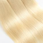 #613 Blonde 100% Brazilian Virgin Hair Straight Human Hair Weave Easy To Dye And