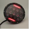 Buy cheap 75W Auto Parts Halo 12V DRL 7 Inch Round Jeep Wrangler LED Headlight with Aluminum Die-cast Housing from wholesalers