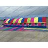 Buy cheap Colorful Semicircle Inflatable Dome Tent PVC Waterproof With Luxury Lining Decoration from wholesalers