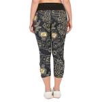 Oversized Printed Hollow Out Yoga Pants Women Breathable Gym Leggings