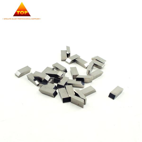 44 - 49 HRC Hardness Cobalt Chrome Alloy Wood Cutting Tool Tips For Wood Cutting