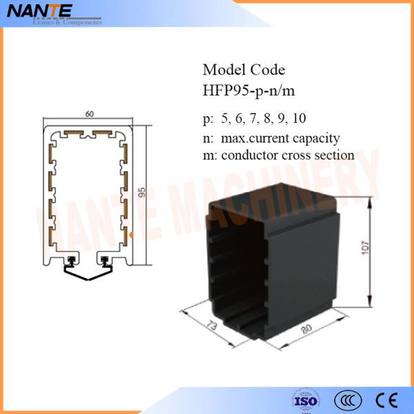 Buy cheap End Cap For HFP95 Series Enclosed Conductor Rail Poles 5,6,7,8,9,10 Max. Voltage 660V from wholesalers