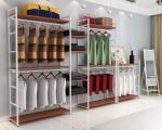 Modern Style Clothing Shop Display Racks Wall Mounted Clothing Rack For Shopping