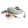 Buy cheap IEC Standard Ecg Ekg Cable Welch Allyn 10 Leads Banana End Copper Conductor Material from wholesalers