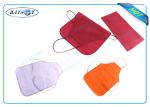 Colorful Disposable Bib and Apron PP Spunbond Non Woven For Household , Medical