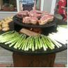 Buy cheap Outdoor Corten Steel BBQ Grill Brazier For 5-10 People Barbecue from wholesalers