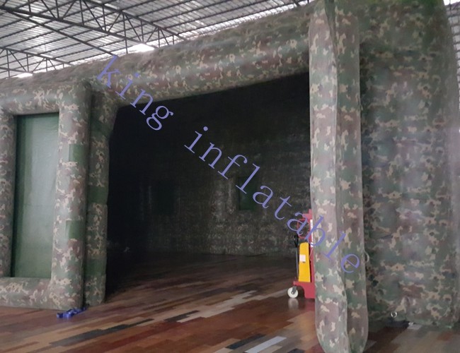 Giant PVC Tarpaulin Inflatable Event Tent , Military Outdoor Event Tent
