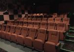 CA117 Cup Holder Armrest Movie Theater Seats High Denisty Foam With Fabric