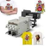 Semi-Automatic 24inch 4 Head I3200 DTF Printer for PET Film T-Shirt White Ink