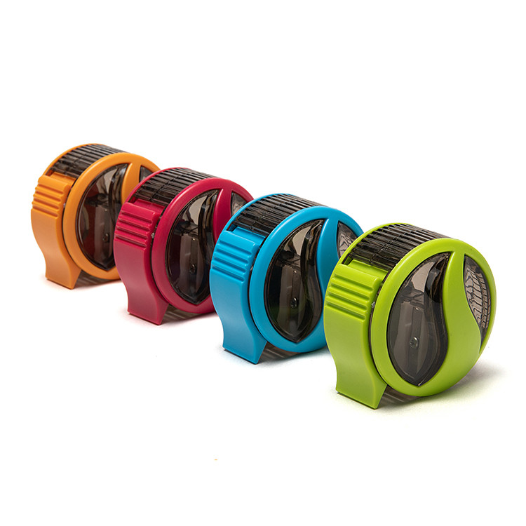 Cool Single Hole Covered Pencil Sharpener Round Shape