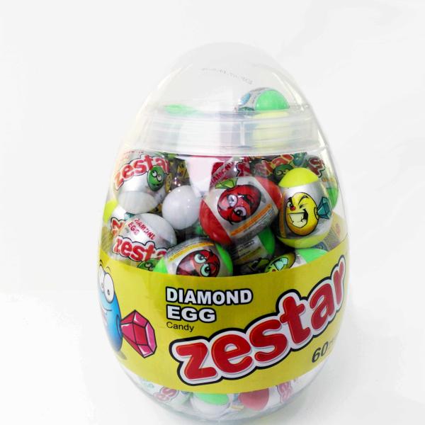 Buy cheap 6g Diamond and Dinosaur Egg Shape Healthy Hard Candy ,Healthier Lollipop with good price from wholesalers