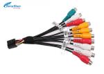 Vehicle Audio Cable Cord RCA CD Car Wire Harness 7/0.127 Bare Copper RCA Male