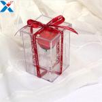 Flower Packing Clear Acrylic Box Display Cases Organizer Rose Gift Box With