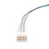 Buy cheap LC UPC 6 Cores PVC Bundle Fan Out Fiber Cable Multimode OM3 Aqua Jacket from wholesalers