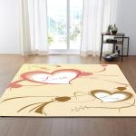 Love Contemporary Rugs For Living Room Bedroom 5x7 Anti Slip