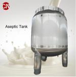 Steam Powered Milk Aseptic Holding Tank Steam Sterile Milk Boiler Machine 50 100