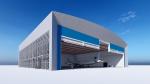 Portal Frame Aircraft Hangar Steel Buildings Light Steel Structure Building