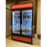 Buy cheap Supermarket Vertical Ice Cream Refrigerator Glass Door Meat Display Freezer from wholesalers