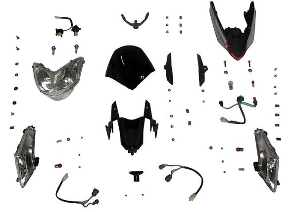Durable Motorbike Light Accessoriesfor Headlights Taillights Winkers Turning