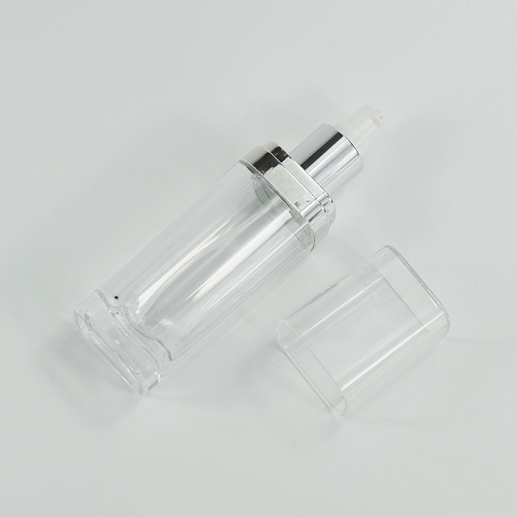 Beauty Skincare Pump Bottle Customized 60ml Double Wall Acrylic Container in Any Color