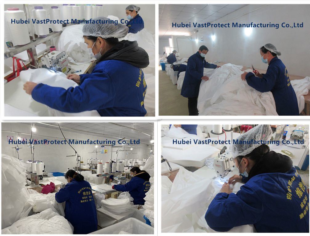 Protective PPE Head Hair Cover Disposable Nonwoven PP Mob Clip Strip Bouffant Hairnet Cap