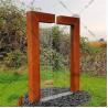 Buy cheap Decorative 1800mm Corten Steel Water Feature Rain Curtain Water Fall SGS from wholesalers