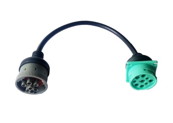 Buy cheap Green Deutsch 9-Pin J1939 Male to 6-Pin J1708 Female CAN Bus Cable from wholesalers