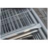 Buy cheap Building Galvanized Site Security Fencing 75*150mm Portable Security Fence from wholesalers